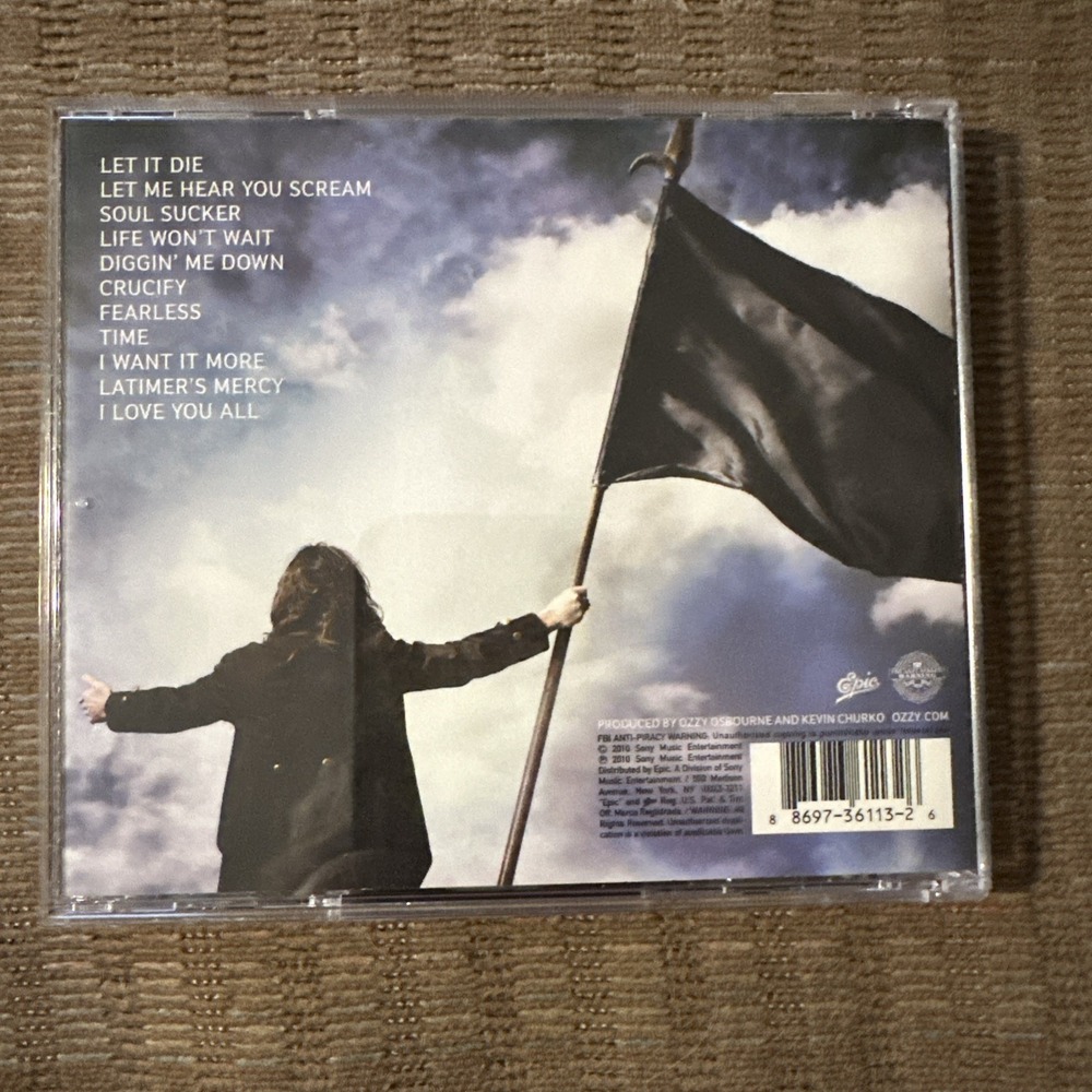 Scream by Ozzy Osbourne (CD, Jun-2010, Epic) ES1097 - Picture 5 of 5